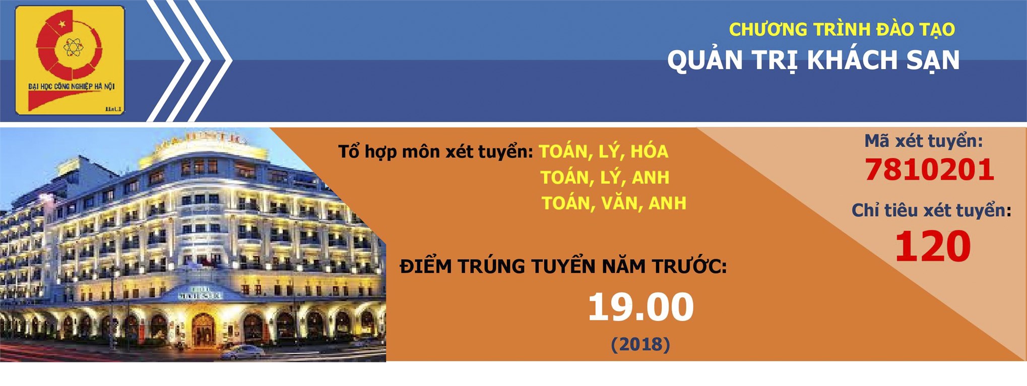 Ngành Quản trị khách sạn