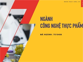 Ngành Công nghệ thực phẩm