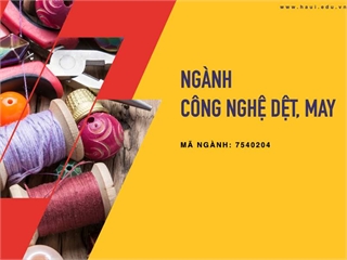 Ngành Công nghệ dệt, may