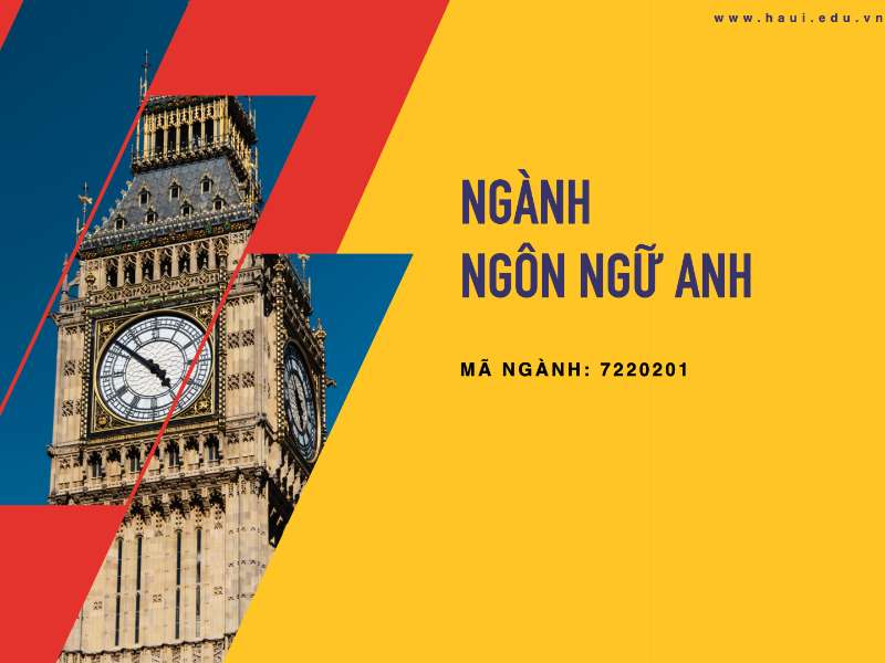 Ngành Ngôn ngữ Anh